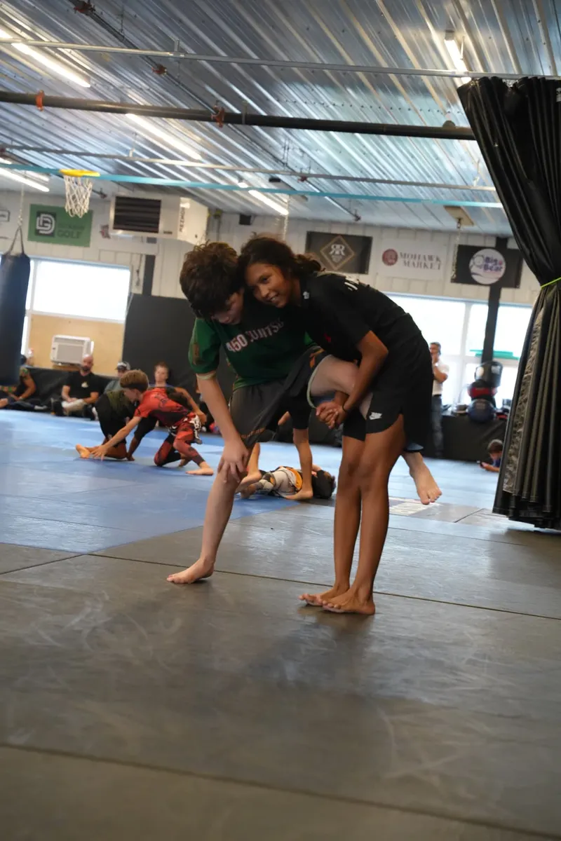 Kids jiu-jitsu competition training photo 2