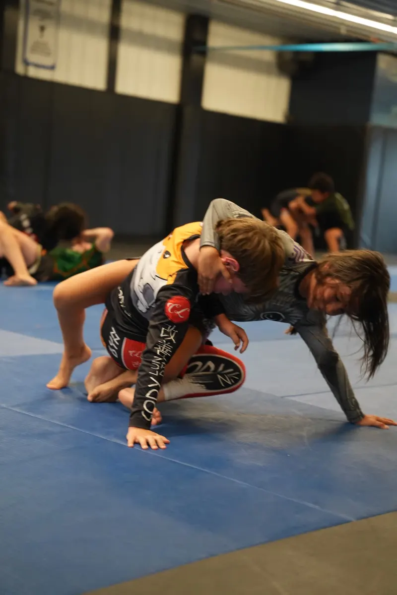 Kids jiu-jitsu competition training photo 3